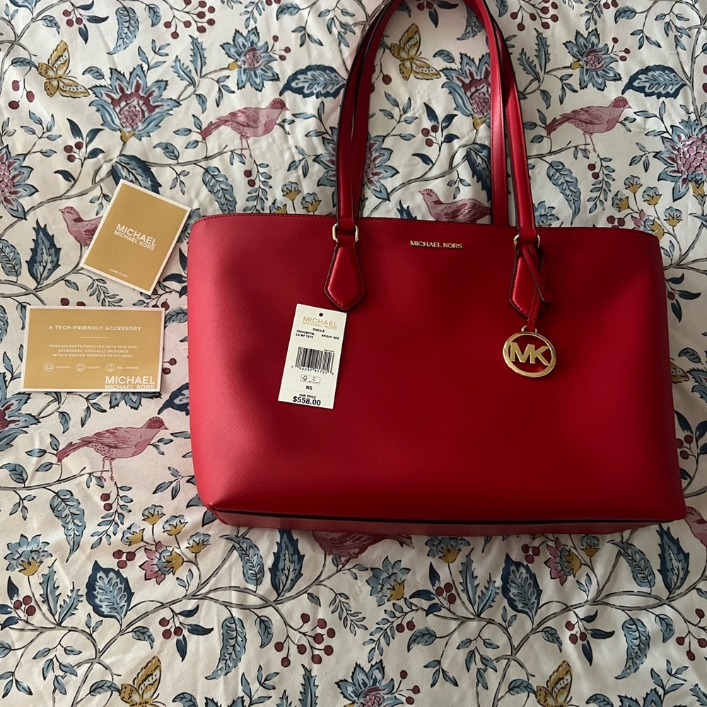 Michael Kors Crimson Red Tote